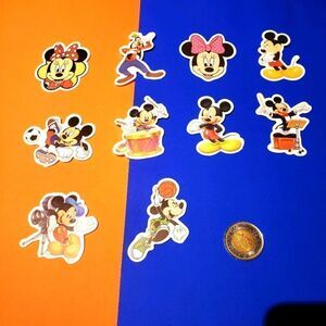 3/$20 10pcs brand new waterproof disney stickers
